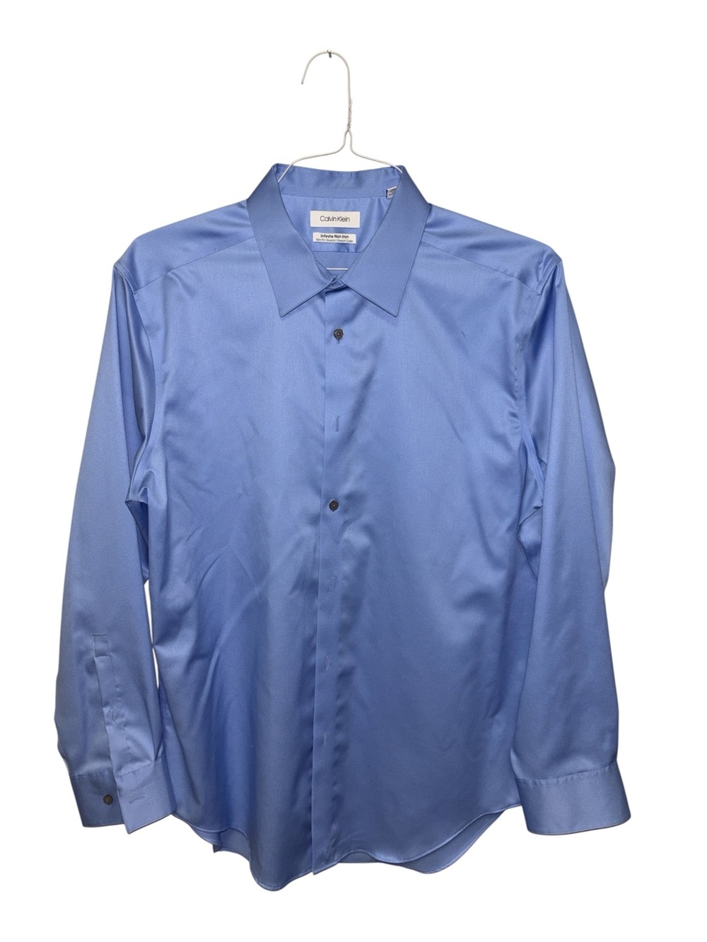 Calvin Klein Baby Blue Button Up Shirts Size: Large 16 1/2 32/33